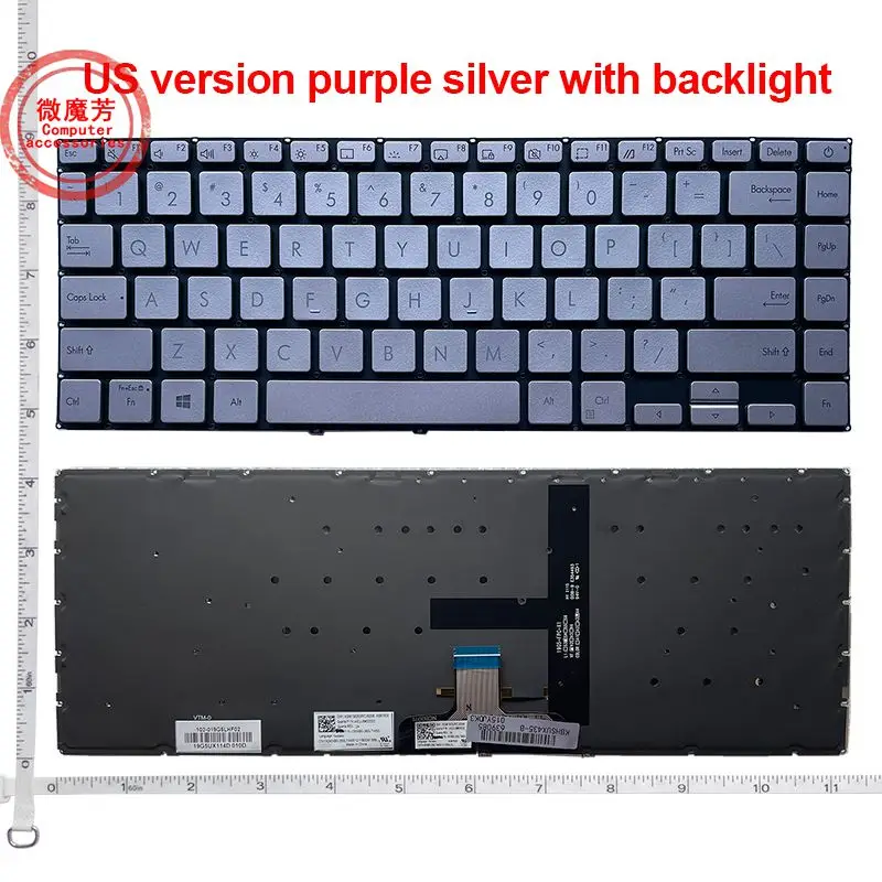 

Клавиатура с подсветкой для ноутбука ASUS Zenbook UX435 UX435E UX435EA