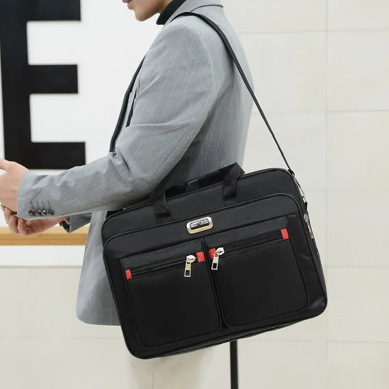 Fashion Large Capacity Men's Briefcase Multifunction 14