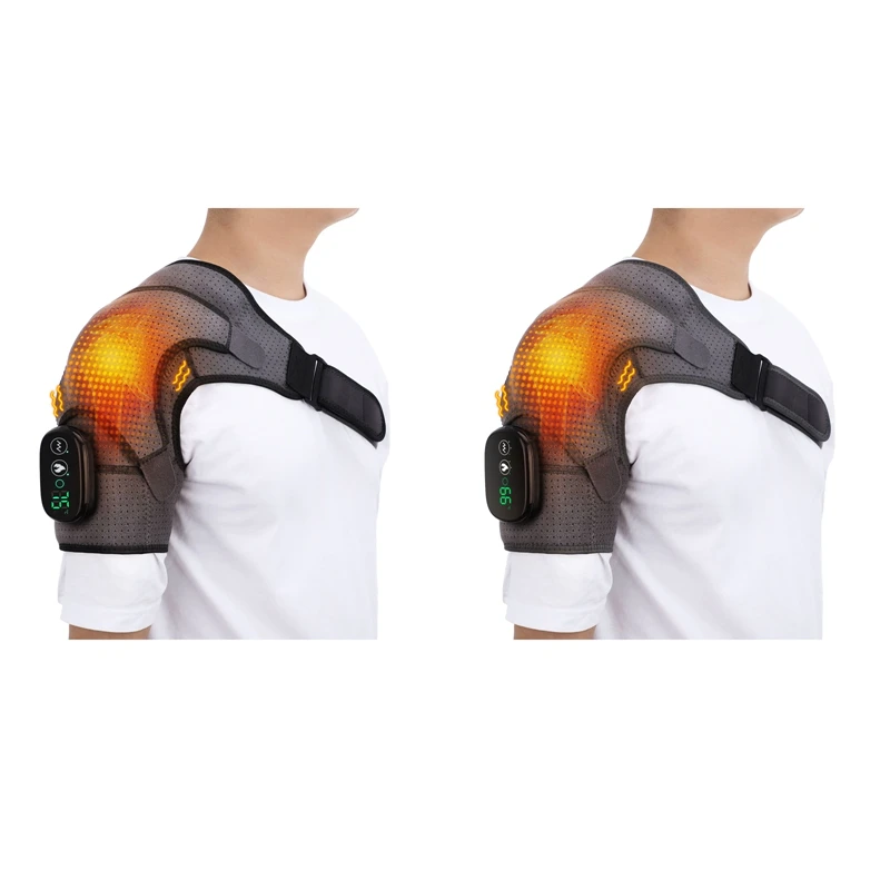 Newelectric Heating Shoulder Brace Led Display Vibration Shoulder