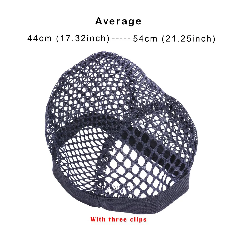 Hairnets With 3 Clips Mesh Weaving Black Wig Hair Nets Making Caps Weaving Wigs Cap