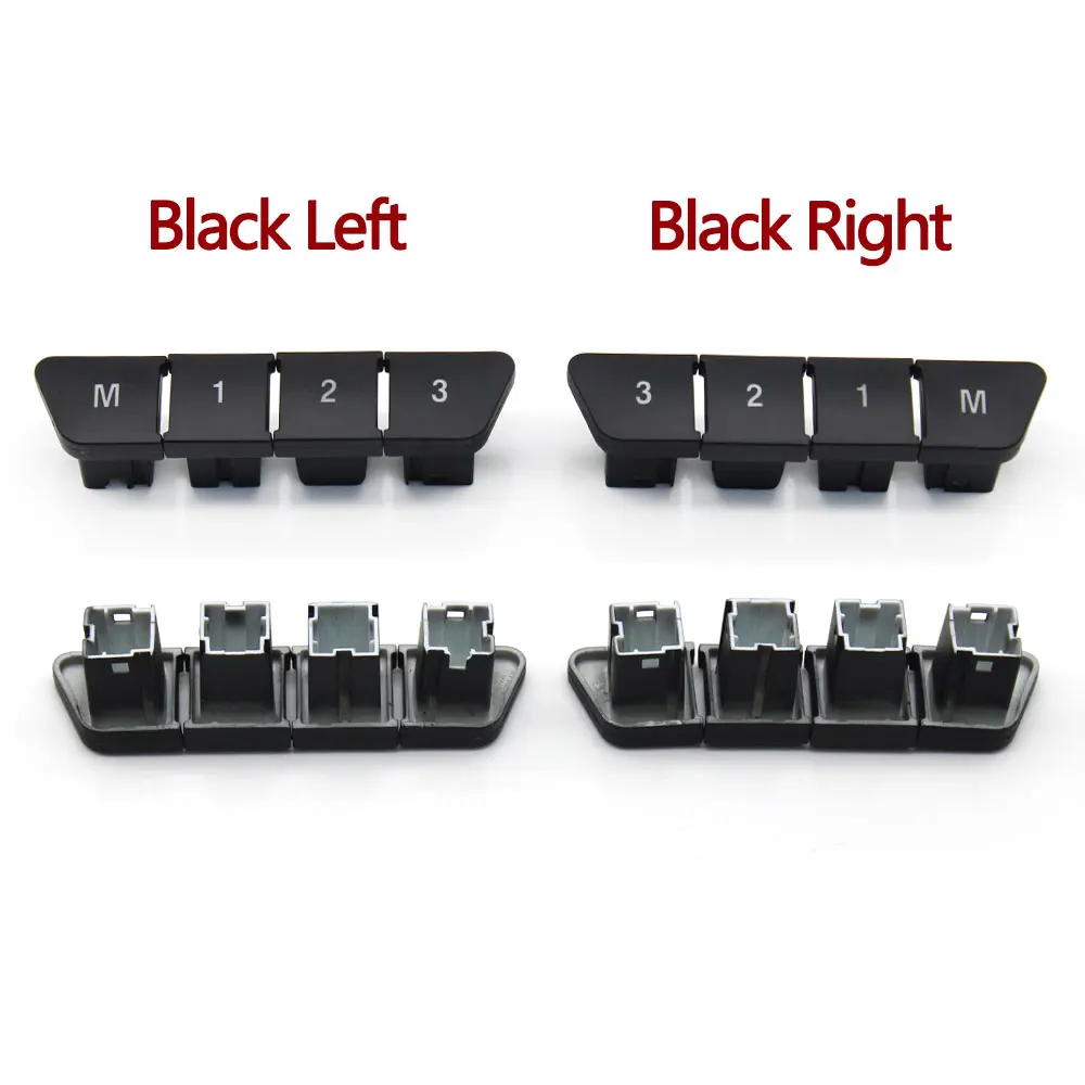 APESER Lot De 6 Capuchons De Bouton De Réglage De Siège Compatibles Avec Mercedes Benz Et