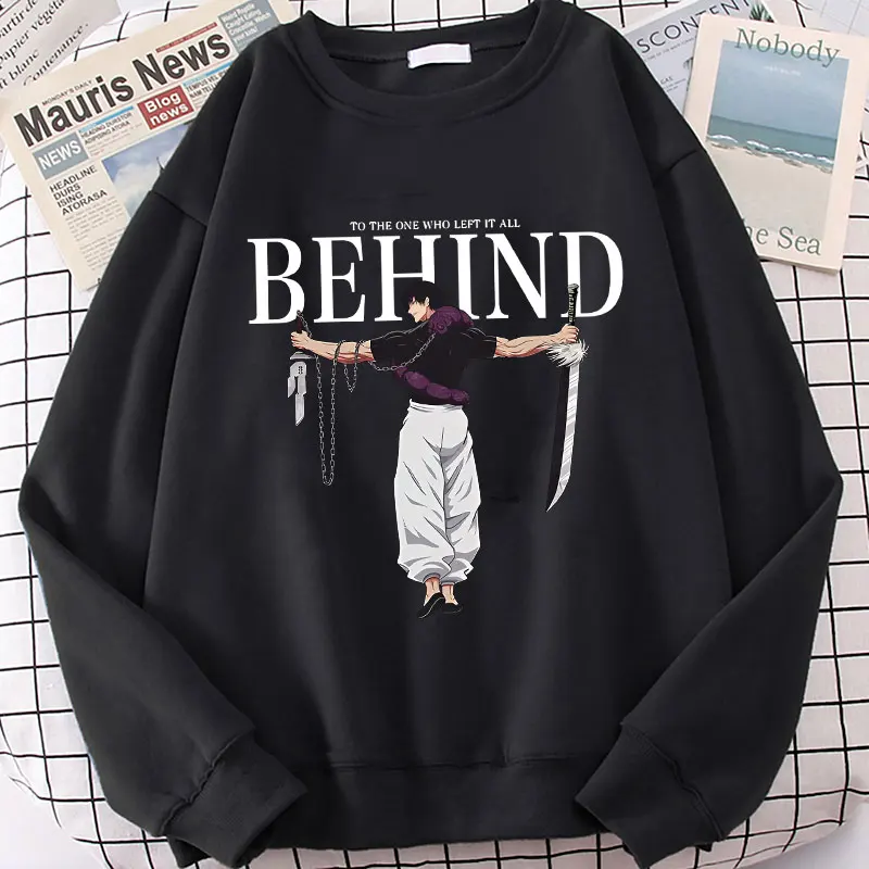 Japanese Anime Jujutsu Kaisen Zip Up Hoodie Print Harajuku Long Sleeves Hooded Sweatshirt Hip Hop Boy Girl Outerwear Coat