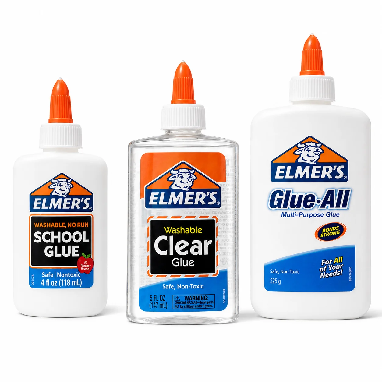 Elmer’s Glue Washable Liquid School Glue All Purpose Glue-All for Making Slime Student School Supplies Art DIY - 6