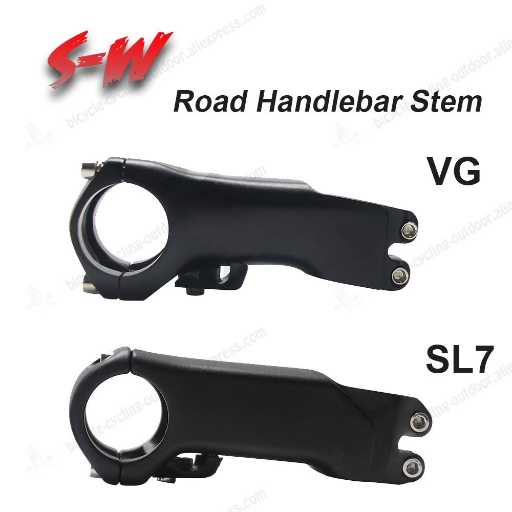 S-W VG/SL7 Aluminum Alloy 6Degree Bike Stem 90-110mm Bicycle