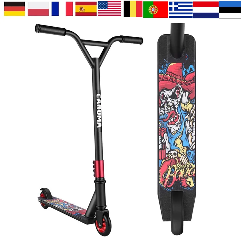 Kids Adults Stunt Scooters 2 Wheels Beginner Freestyle Sports Kick Scooter Maximum Pattern 1 2 Kick Scooter for Kids, Teens, and|Kick Scooters,Foot Scooters| - AliExpress