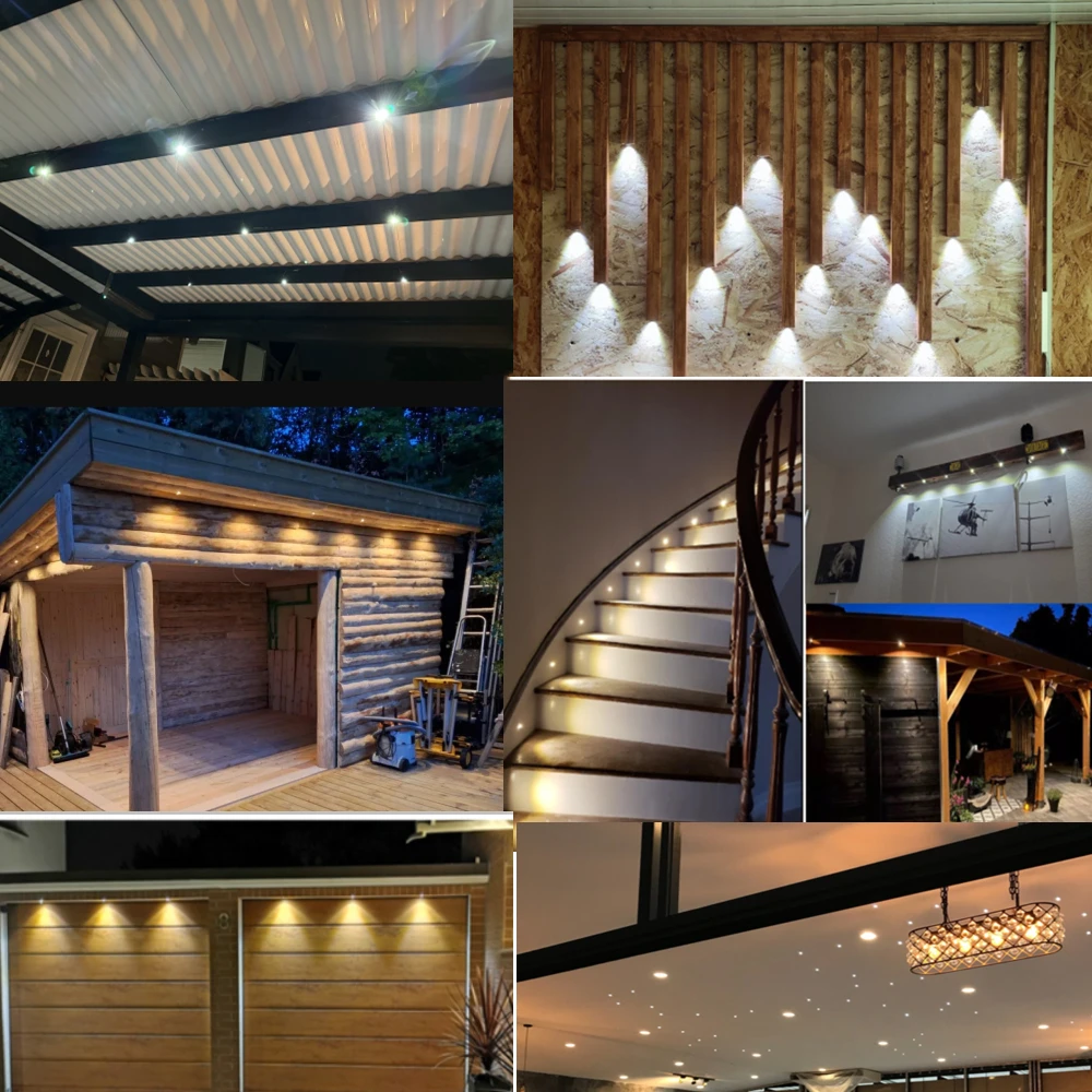 Mini Spot led 12V 15mm Recessed Downlight LED Spotlights Dimmable for Ceiling Stairs Walkways Courtyards Cabinet Corridor Lights 2