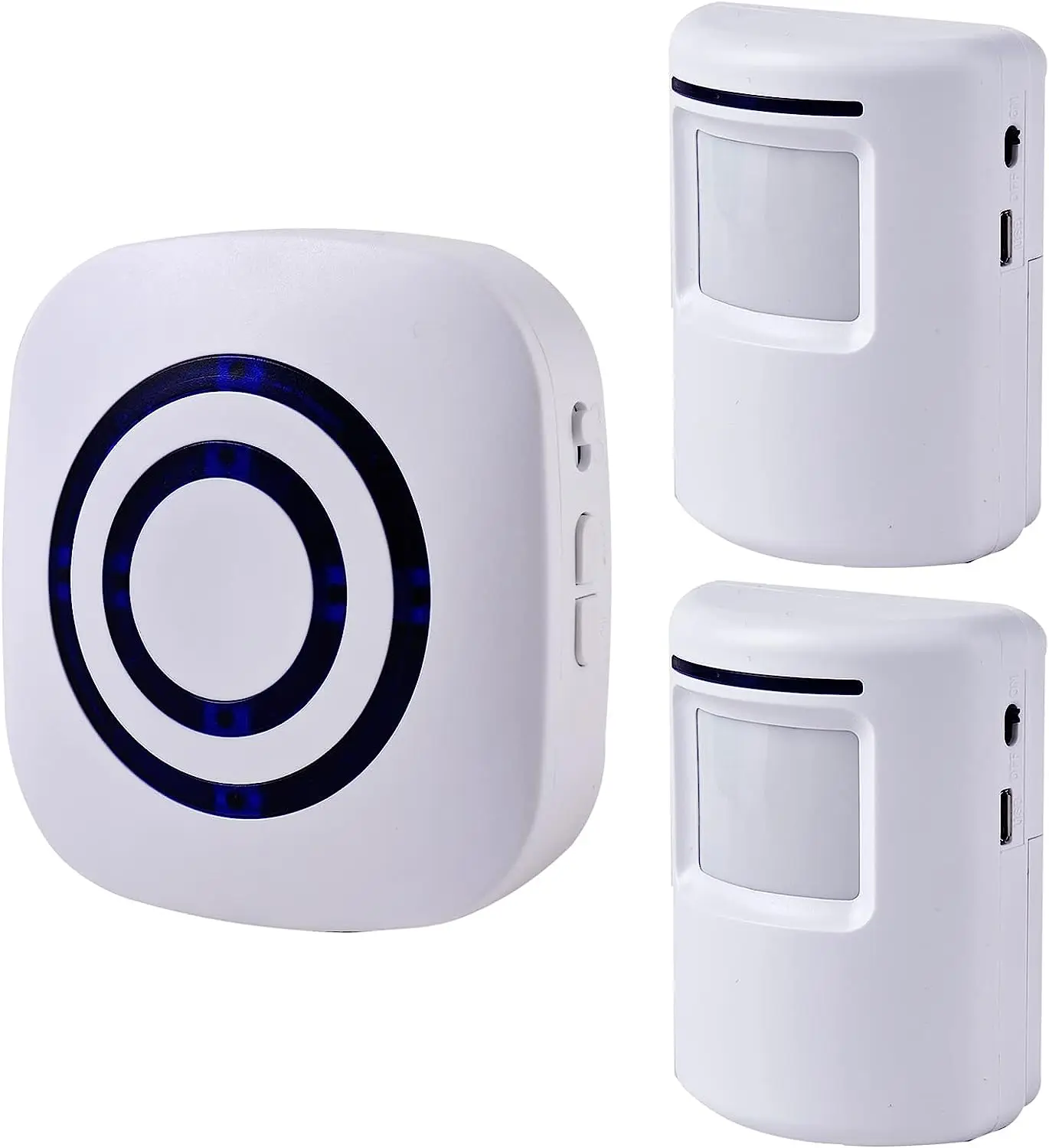 Sensor de Movimento Detector de Alerta de Alarme Campainha sem Fio Kit de Sistema de Sensor Pir Segurança Doméstica Entrada de Porta de Convidado