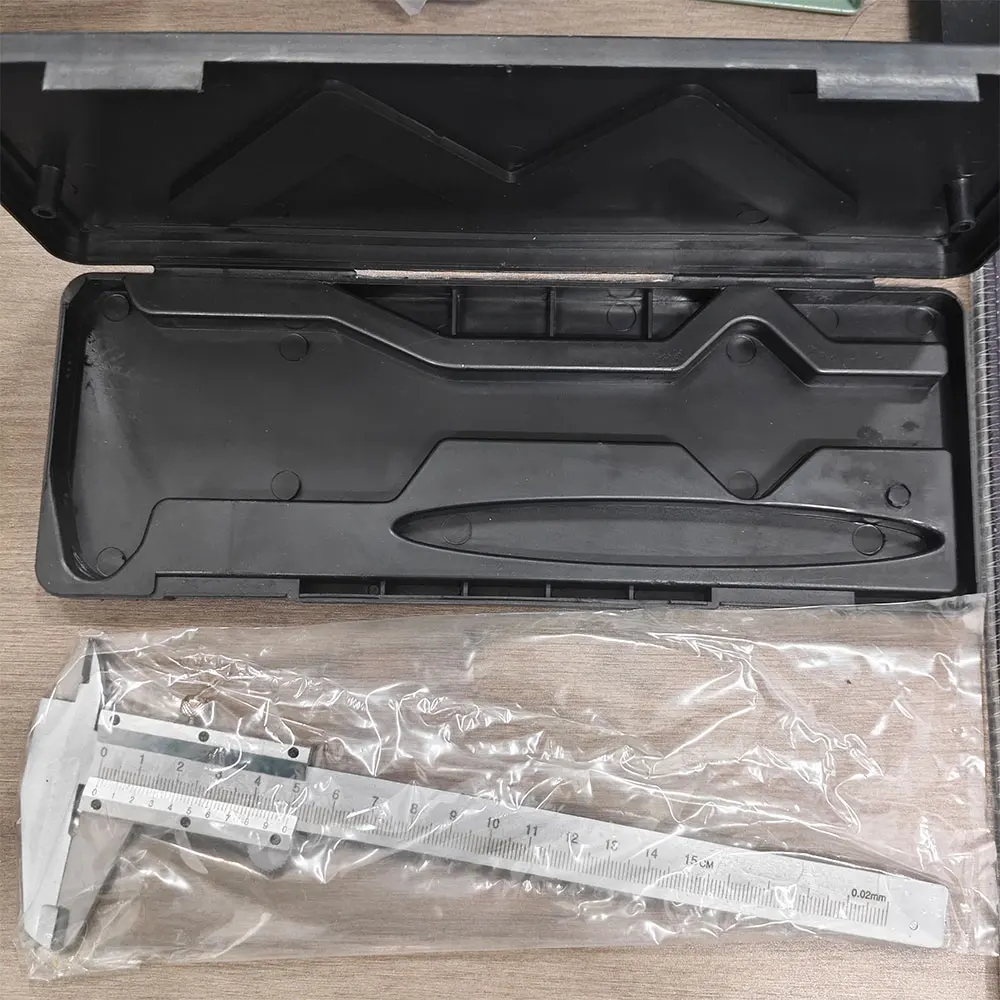 Professional Industrial Vernier Caliper 150mm Carbon Steel Precision Measurement Four Use Metric Gauge Measuring Tool