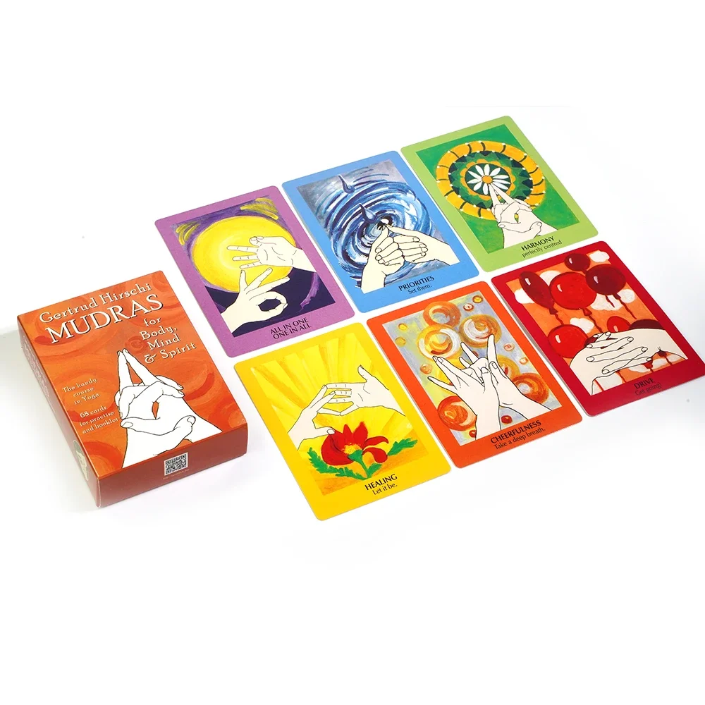Mudras For Body Mind And Spirit The Handy Course In Yoga With 68 Cards For Practice Cards Tarot Card 4