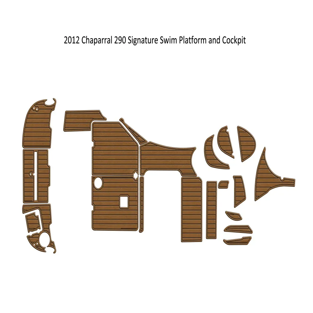 

2012 г., Chaparral 290, подпись, плавательная платформа, кабина, лодка, EVA пена, Тиковая напольная подушка
