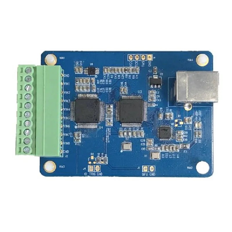 

AD7606 Multi-channel AD Data Acquisition Module 16-bit ADC 8-channel Synchronous USB High-speed Interface Control