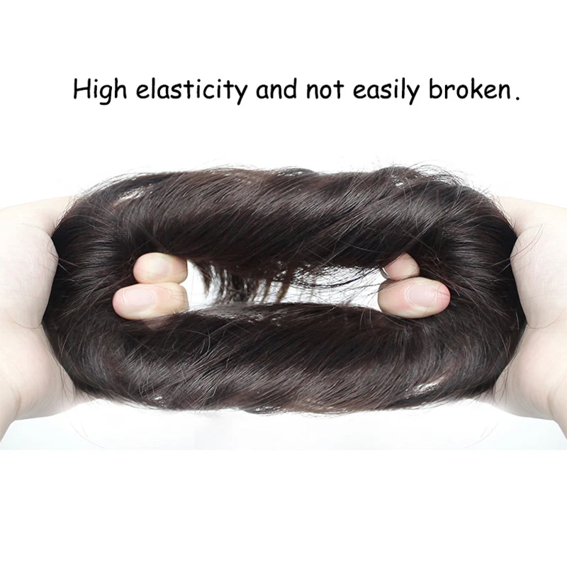 Messy Bun Hairpieces Synthetic Hair Bun Chignon Elastic Hair Band Scrunchy False Hairpieces