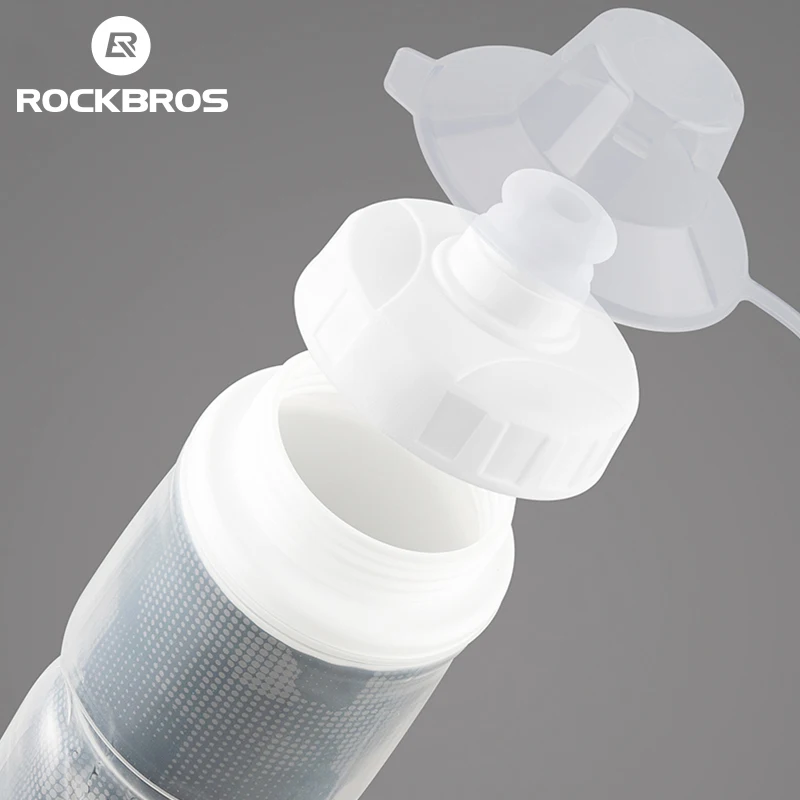 ROCKBROS Cycling Insulated Water Bottle Thermal Drink PP5 Silicone 670ml Fitness Outdoor Sports Bicycle Portable Water Kettle water bottle bicycle water bottle sports bottle