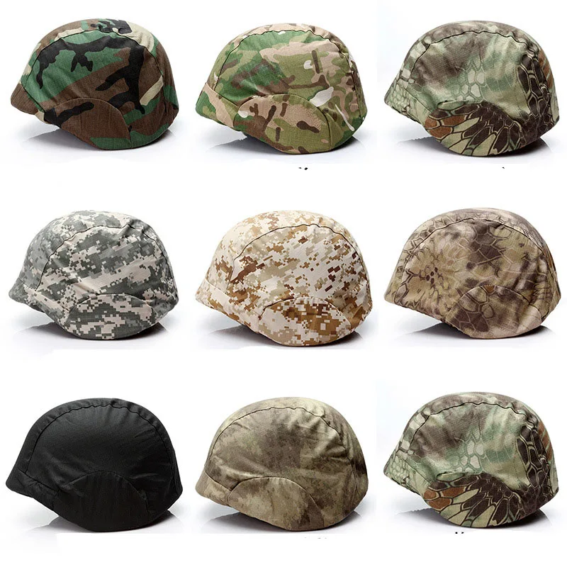 High-Strength Military M88 Helmet Cover Camouflage Paintball Tactical Airsoft War Game Multicam Hunting Cap Accessories | Спорт и