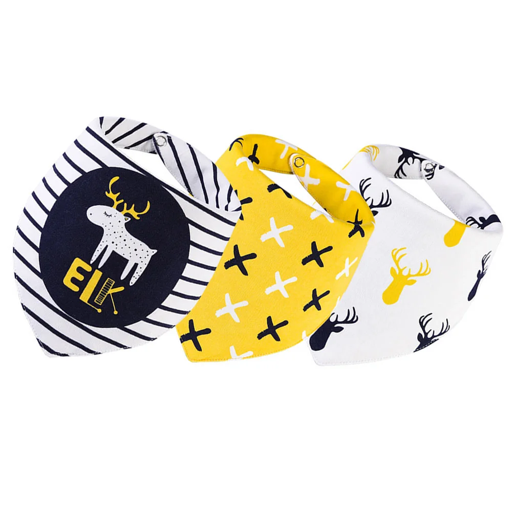 

3 шт., Детские треугольные Слюнявчики