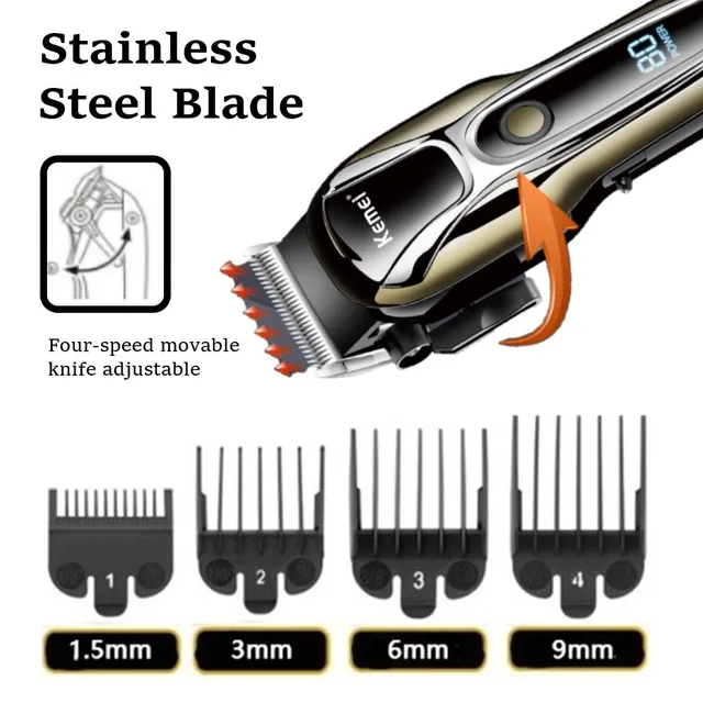 Wireless Electric Barber Hair Trimmer Clipper 3 Wireless Electric Barber Hair Trimmer Clipper 3