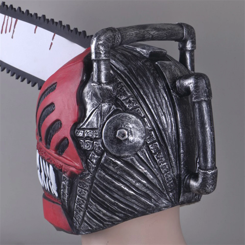  Ditip Men Chainsaw Mask Anime Killer Denji Helmet