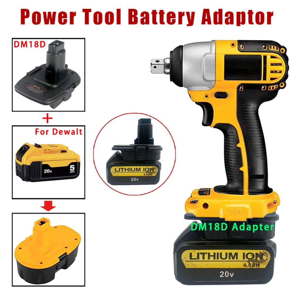Power Tool Dewalt 20 Volt Adapter For 18 Volt Tools 18v Tools 18