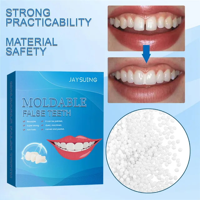 1PC Temporary Tooth Repair Kit False Teeth Solid Glue Denture for Missing  Broken Teeth Moldable Tooth Filling False Teeth Tool - AliExpress