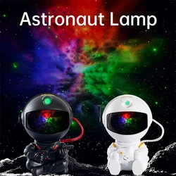 LED Star Galaxy Projector Night Light Starry Sky Astronaut Projectors Bedroom Decoration Lamp Room Decor Gifts For Children