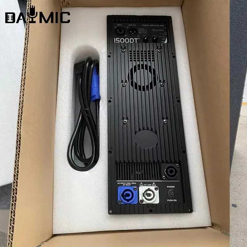 AOSHEN 1500DT 1500W 8옴 듀얼 스위칭 스피커 파워 앰프 모듈 클래스 D 서브우퍼 보드