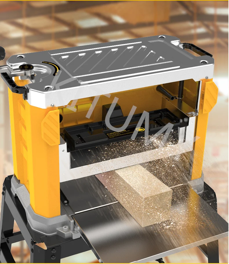 Multi-functional Desktop Woodworking Press Planer Automatic Planing Machine Wood Electric Pressure Planer