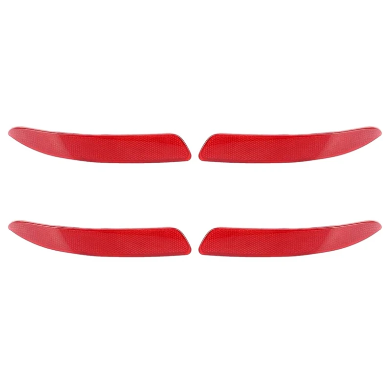 

2 пары левый и правый задний бампер отражатель наклейка крышка для BMW E70 X5 2007-2013 63217158949 63217158950