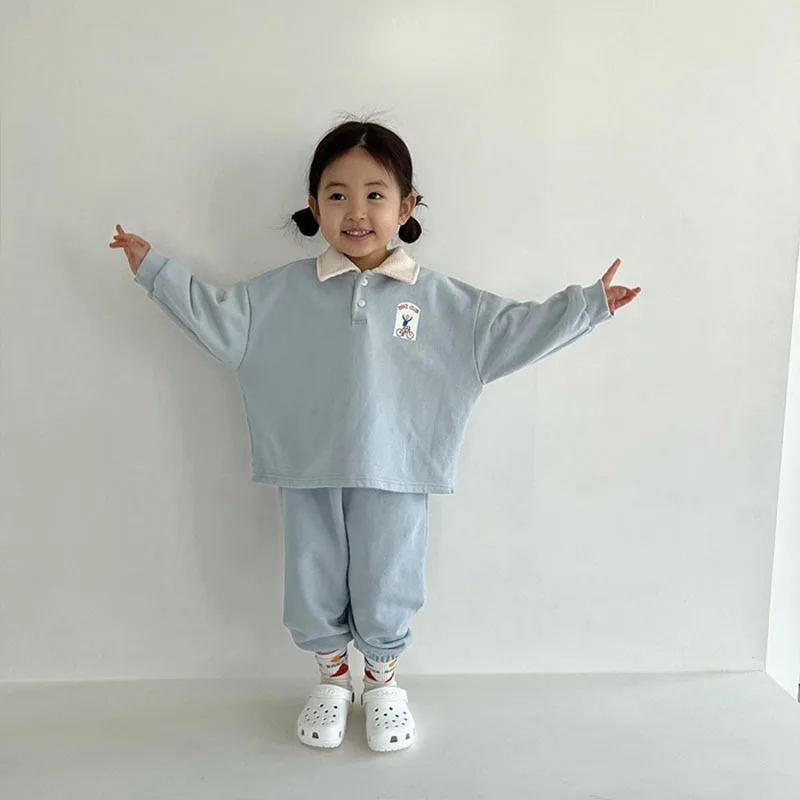 Kids Clothes Set 2pcs Toddler Baby Shirt Trousers Suit Cotton Girls Casual Outfits Boys Sportswear
