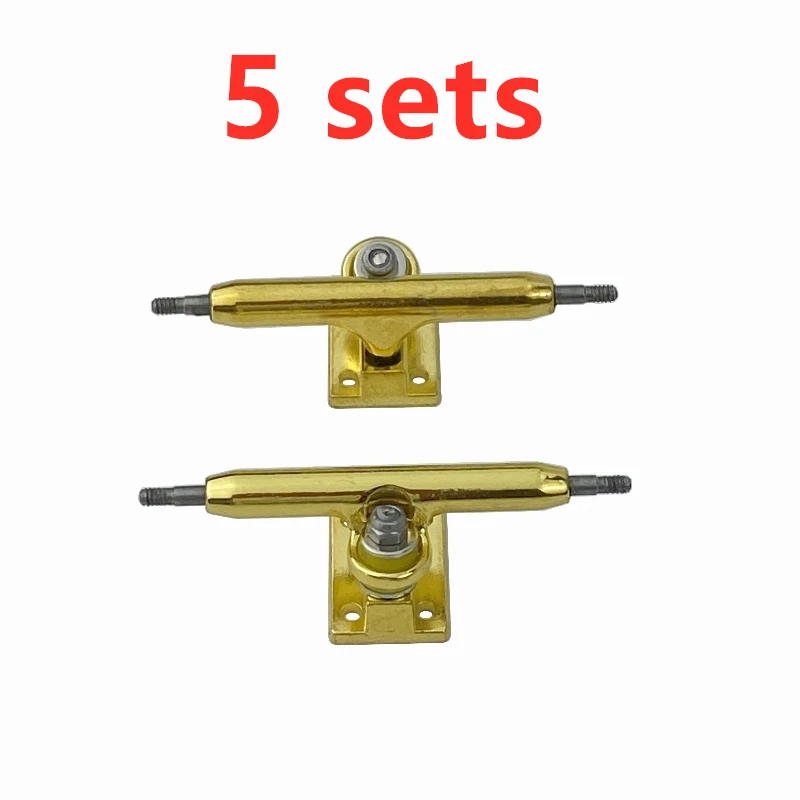 10PCS(5세트)2025 신형 핑거보드 트럭 34mm 싱글 액슬 미니 스케이트보드 트럭 락너트 포함 34mm 트럭