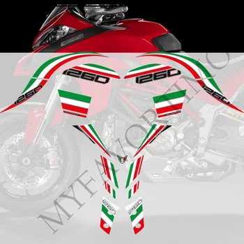 Moto Rilievo Del Carro Armato Per Ducati MULTISTRADA 1260 S 1260S Manopole Gas Olio Combustibile Kit Ginocchio Carenatura Parafango Protezione Adesivi Decalcomanie