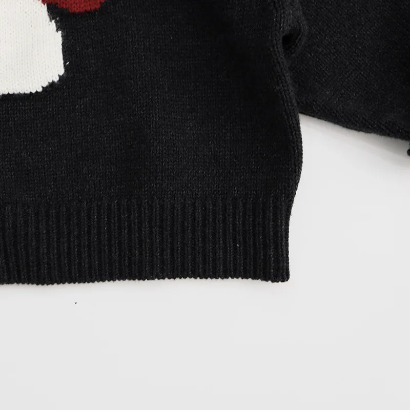 Kids Long Sleeve Mushroom Hoodie Sweater