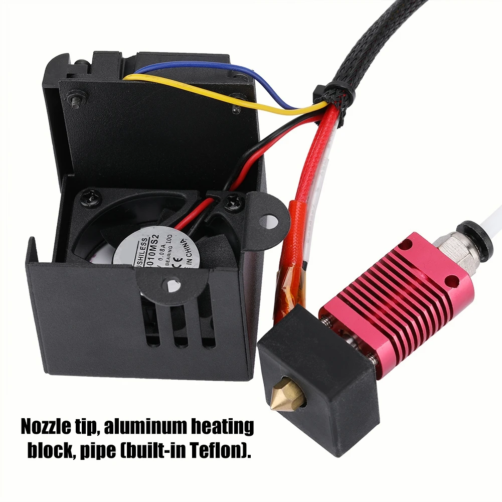 CR10 Hotend Hotend Extruder 3D Printer Stainless Steel J  Hotend Extruder Spray Nozzle Kit For Creality CR-10/10s S4/