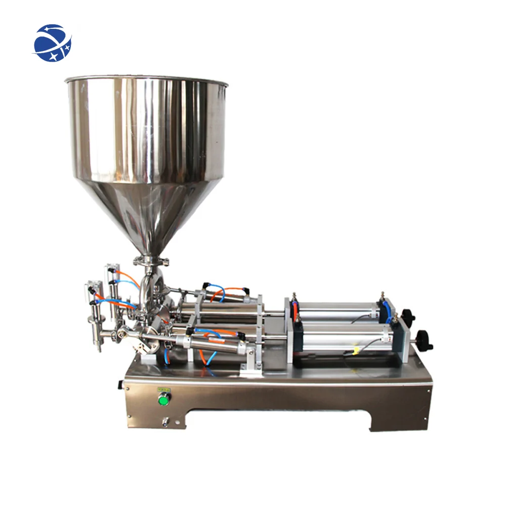 

YYHC-Automatic Desktop Single Diving Head Rotor Pump Food Jam cosmetic Cream Paste Filling Machine