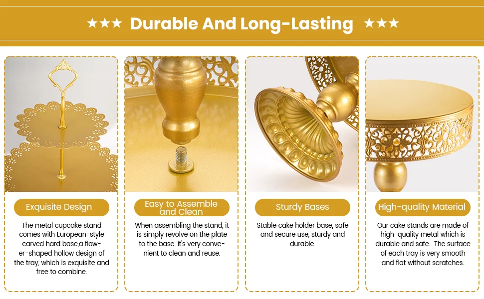 Gold Cake Stand