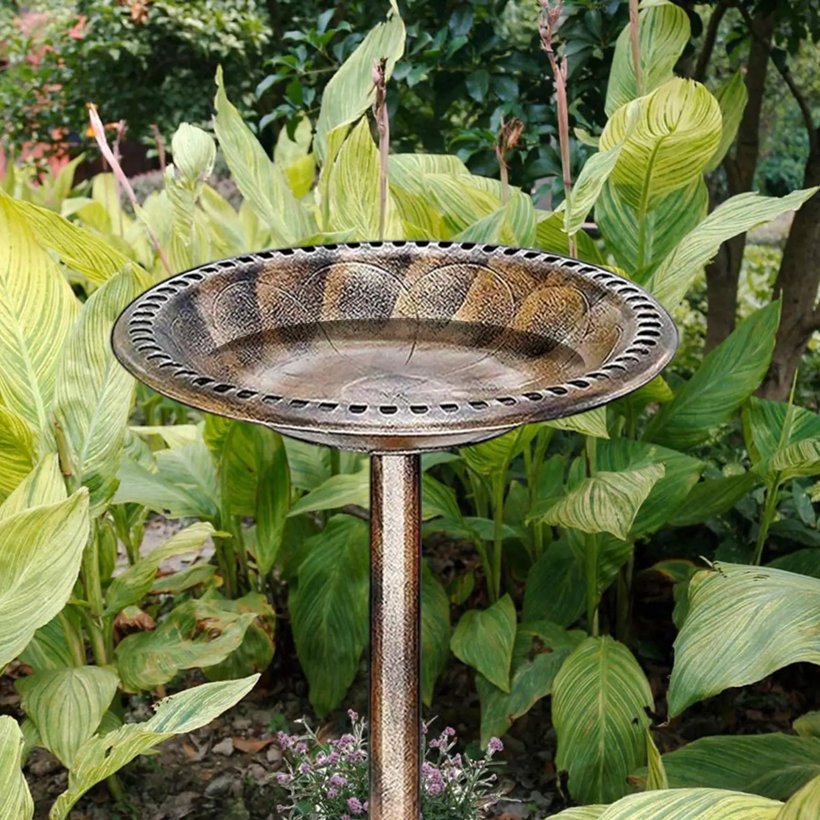 Antique Style Garden Bird Bath Weather Resistant Standing Birdbaths for Balcony Lawn bird bath bird bath supplies