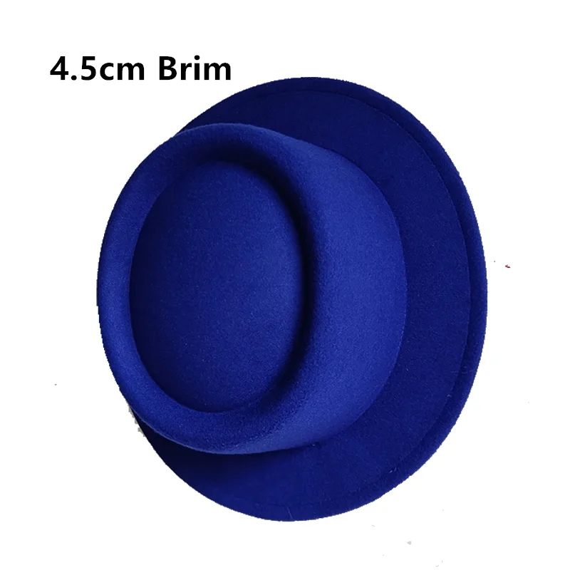 Fedora-Hut, 4,5 cm, dunkles Magenta, breite Krempe, Herrenmode, Herbst/Winter, Pork-Pie-Hut, Hochzeitshut, Damenhut, Gorras para hombres – Detail 18