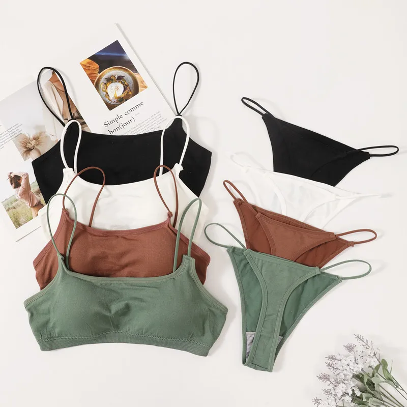 Women Seamless Bras Set Sexy Sport Underwear Lingerie Set Wireless