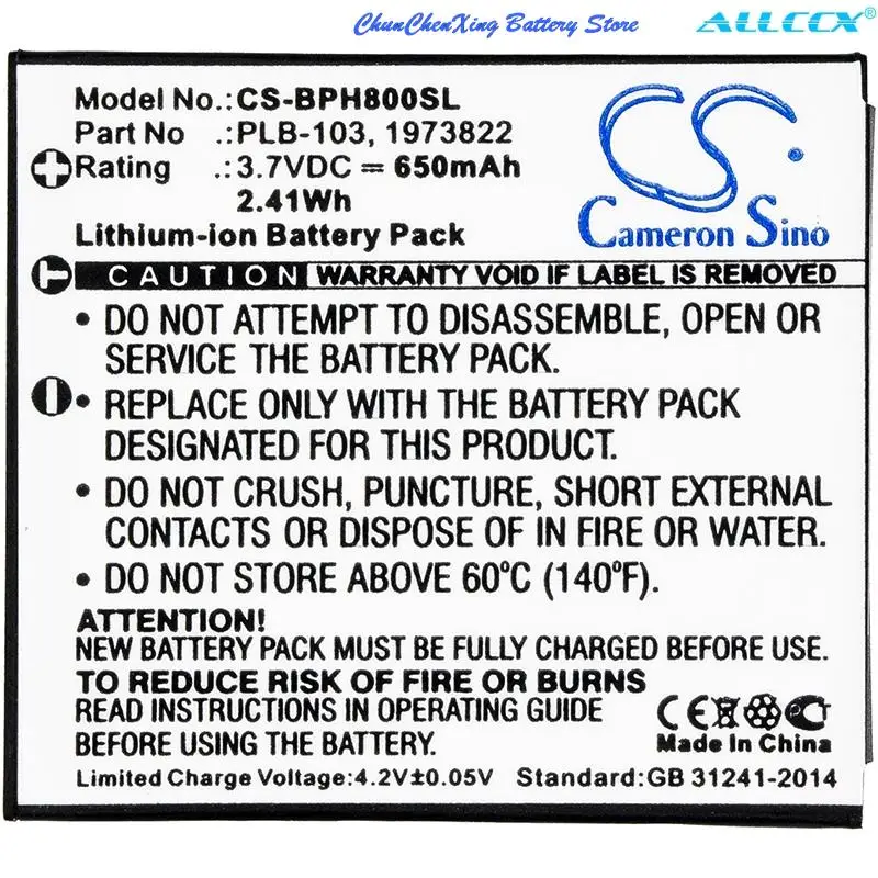 Batteria Per Cuffie Wireless Cameron Sino 650Mah Per Bang & Olufsen Beoplay H7, Beoplay H8, H7, H8, Beoplay H9, Beoplay H9I