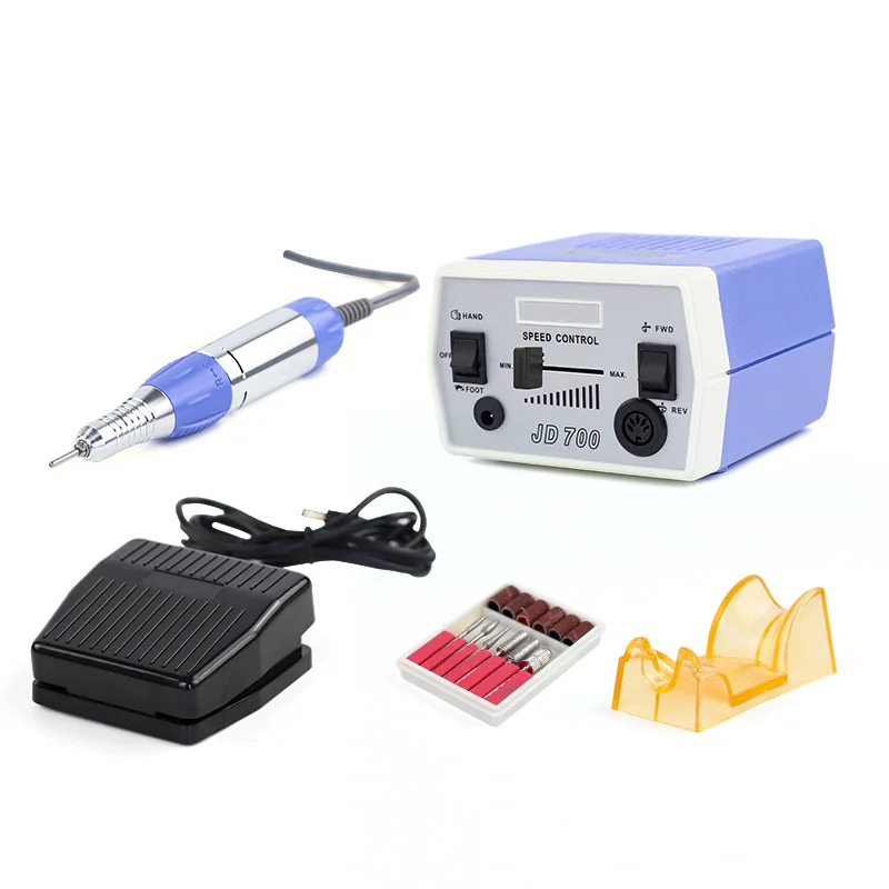 p700 Dental Rotary Tool Set Kit Handle Electric Nail Drill Polish Machine Manicure Nail Grinder Set Mini Jewelry Grinding Motor