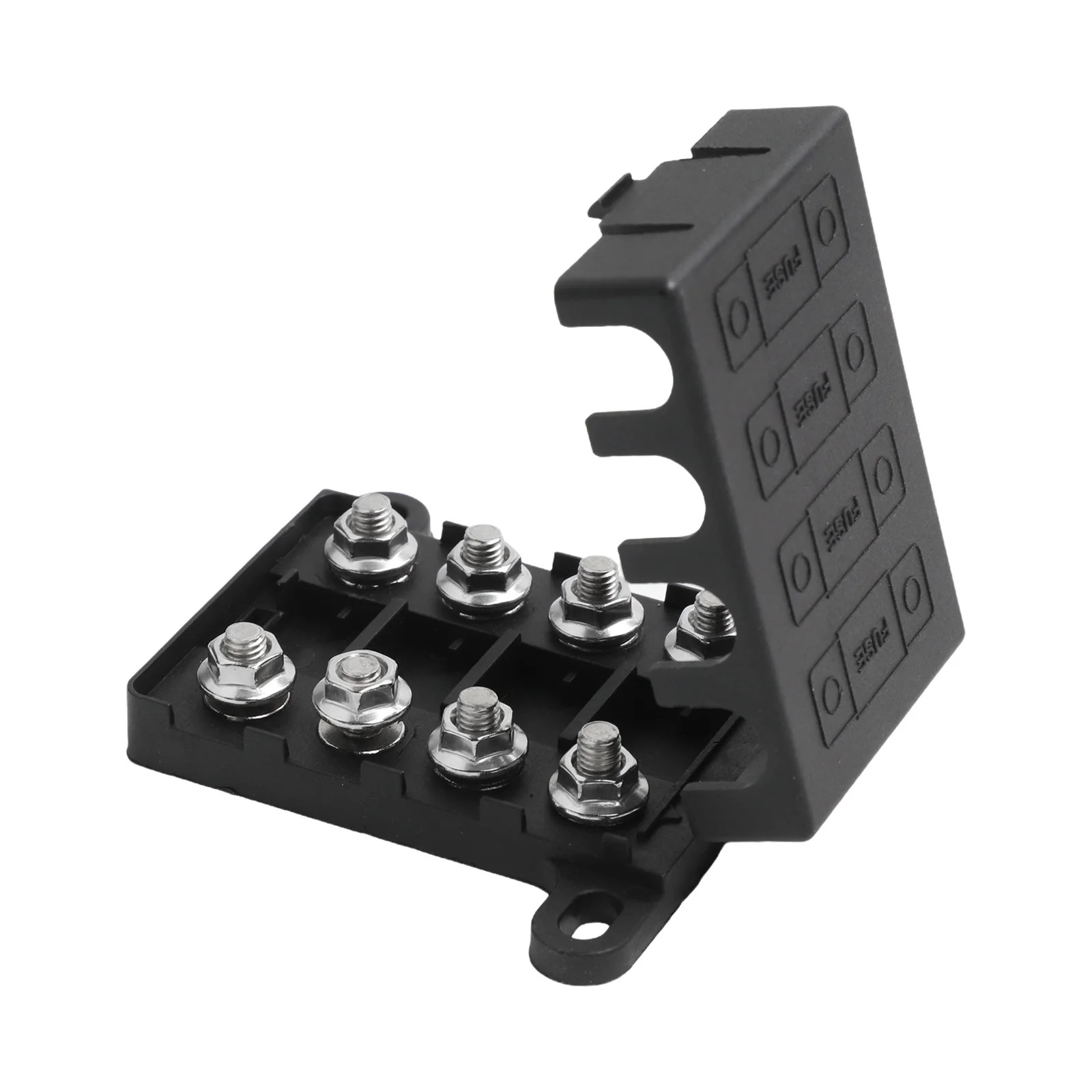 Car Fuse Holder Block 4 Way For Midi Fuse Holder Block 200A Max 4 Fuses 8 Lugs Dual Battery Setups 4x4 Car Accessories