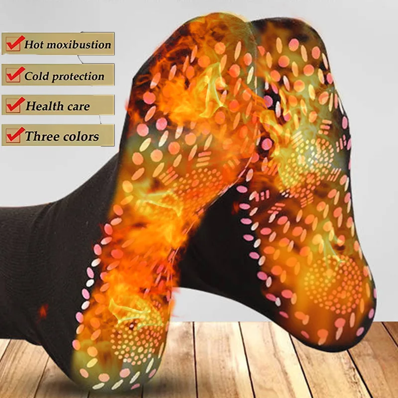 

Self-heating Slimming Health Care Socks Women Winter Sock Man Ski Sports Short Sock Magnetic Therapy Comfortable Warm Sox