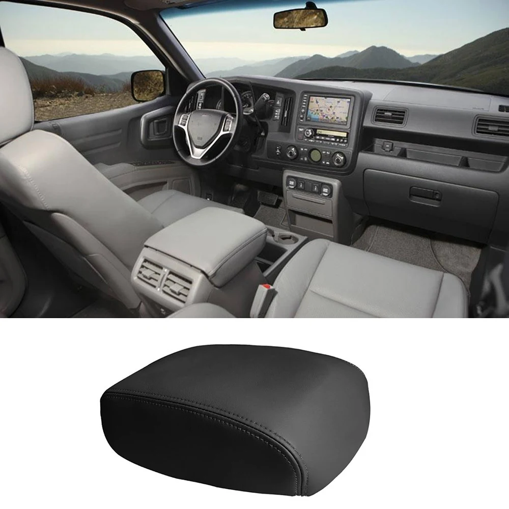 Voor 2006-2014 Honda Ridgeline Pu Lederen Middenconsole Deksel Armleuning Cover Sticker Bekleding