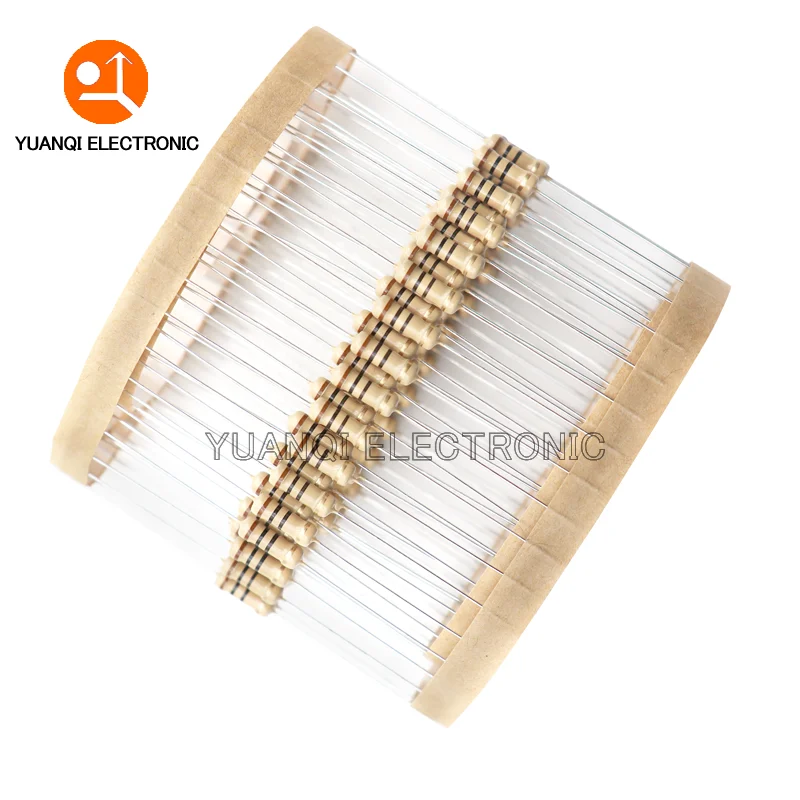 Carbon Film Resistor 100pcs 1/2W Carbon Film Resistor 5% 0R-10M 10R 100R 240R 470R 1K 4.7K 6.8K 7.5K 10K 15K 47K 100K 1M 10 12 100 430 470 ohm 0.5W