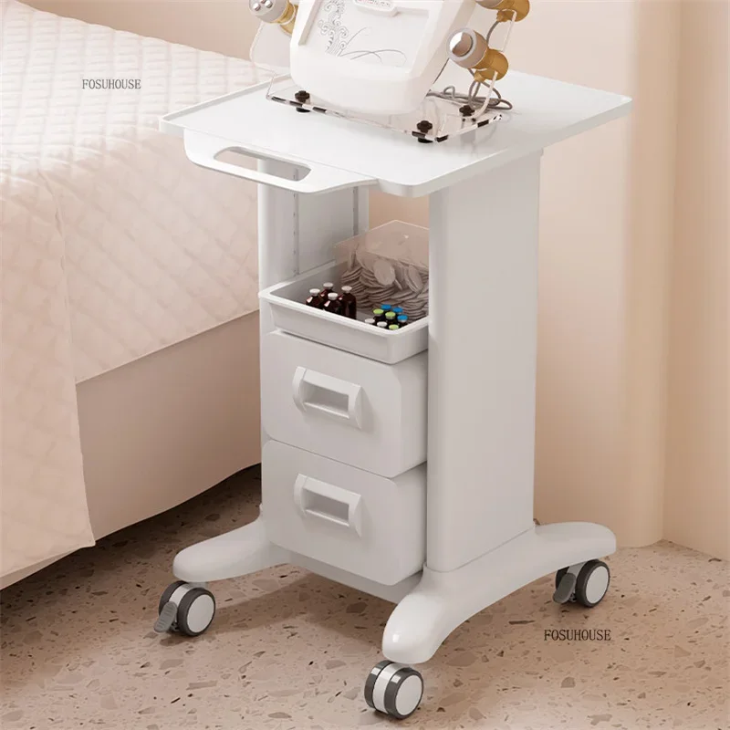 Carrello Professionale da Salone Multifunzionale, Carrello Porta Utensili per Estetista, Organizzatore Mobile con Ruote, Carrello di Alta Gamma su Ruote per - immagine 3