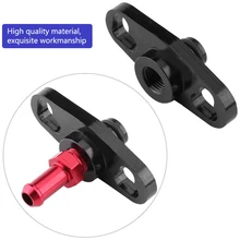 

Aluminum Car Fuel Line Rail Pressure Regulator Adapter Kit Set For Toyota Nissan Auto High Quality Fuel Rail Accessories Parts