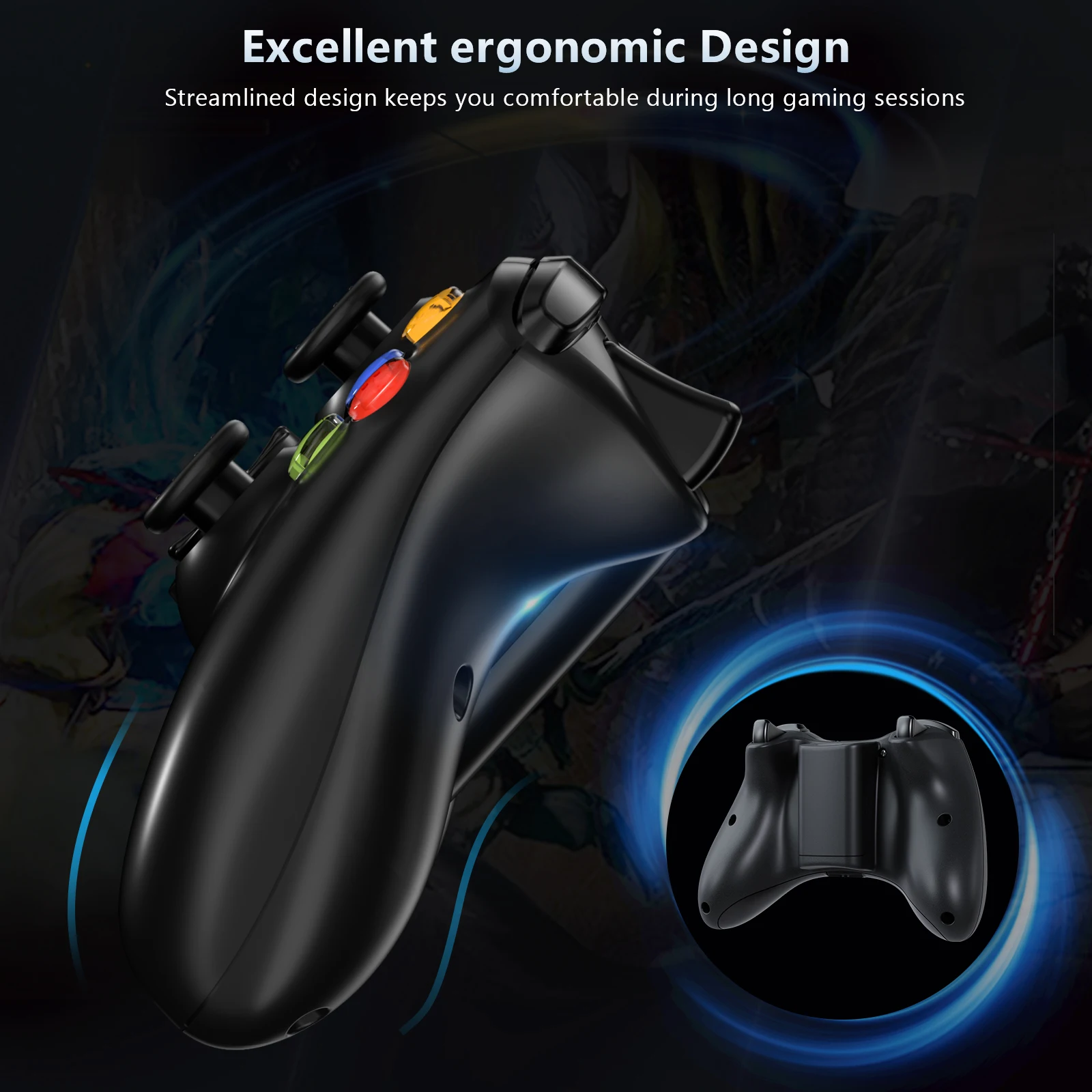 Gamepad Xbox 360 / Ʈѷ XBOX 360 ܼ 2.4G  ̽ƽ XBOX360 PC  Ʈѷ е