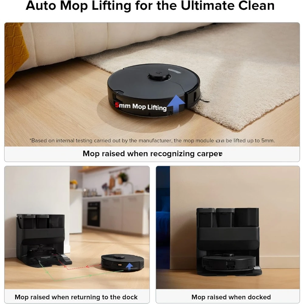 Commercial Washing Robots, Robot Vacuum And Mop Combo, Auto Mop Dry Wash, Reactive Tech Obstacle Avoidance, Washing Robots