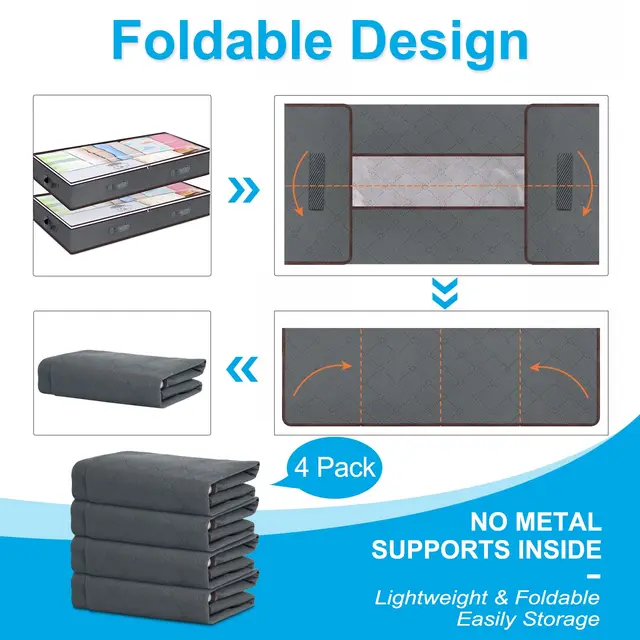 Foldable Clothes Storage Bins 6