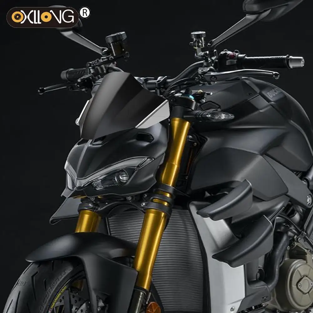 

For Ducati Streetfighter V4 / V4S 2021 2022 2023 Windscreen Windshield Shield Screen Visor Deflector Protecter Motorcycle Parts