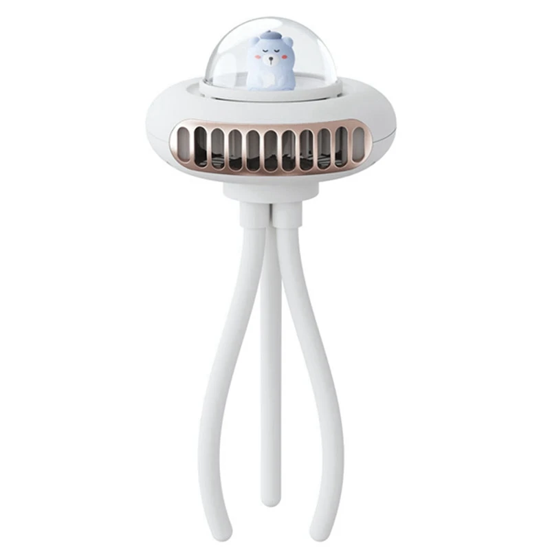 

Stroller Fan Portable Flexible Tripod Clip-On Fan 4 Speed Handheld Personal Fan For Car Crib Bike Treadmill